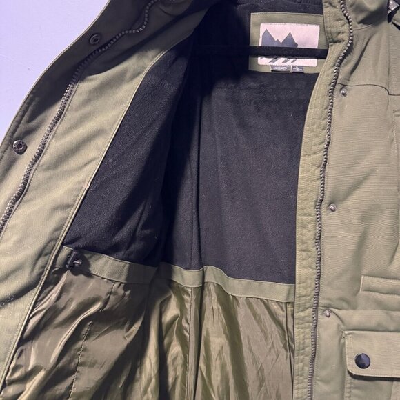 Windriver Tmax heavy winter coat Woman's size large long insulated forest green - Picture 5 of 7